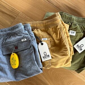 Men’s Katin Shorts 3 Pairs! NWT. Medium